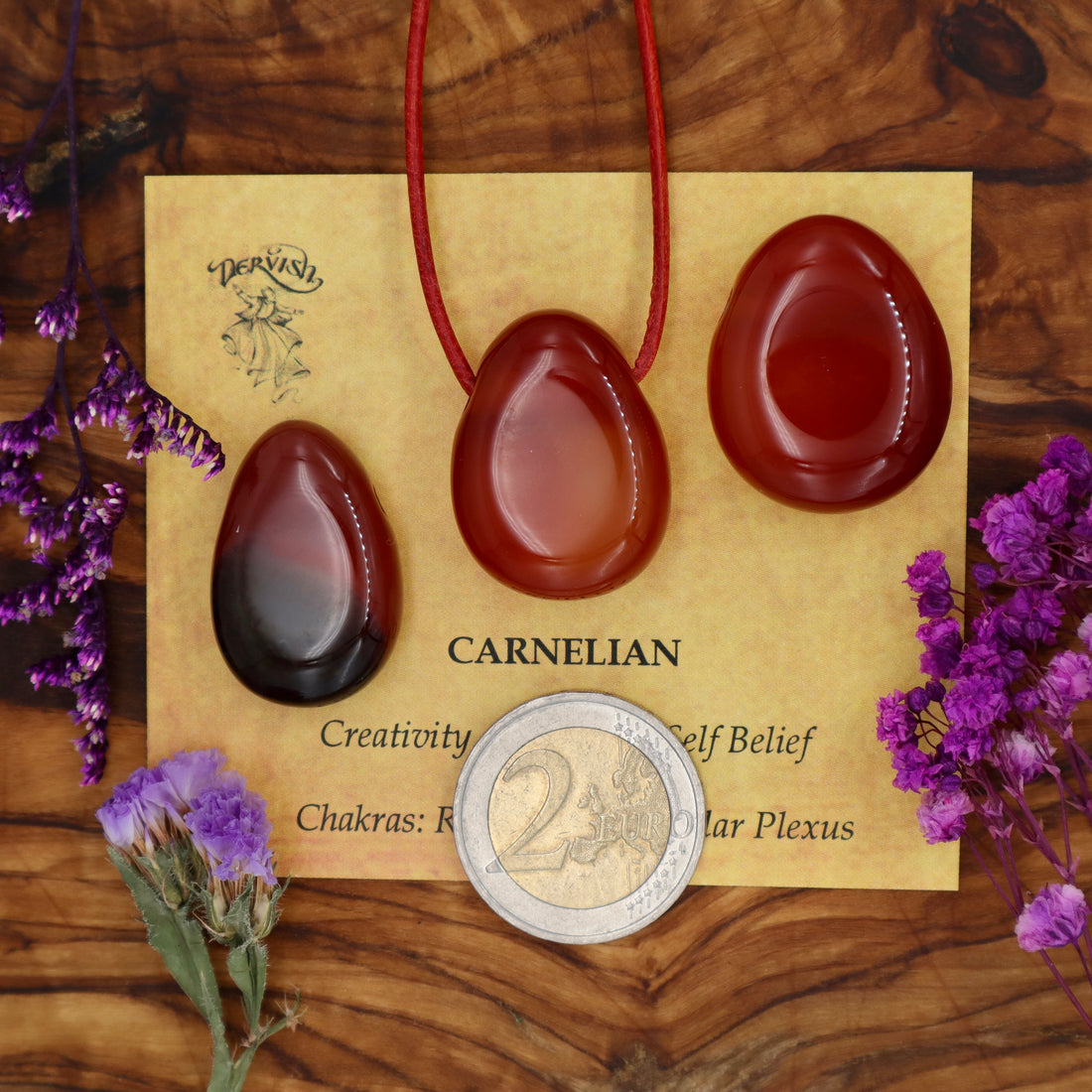 Carnelian Tumblestone Pendant