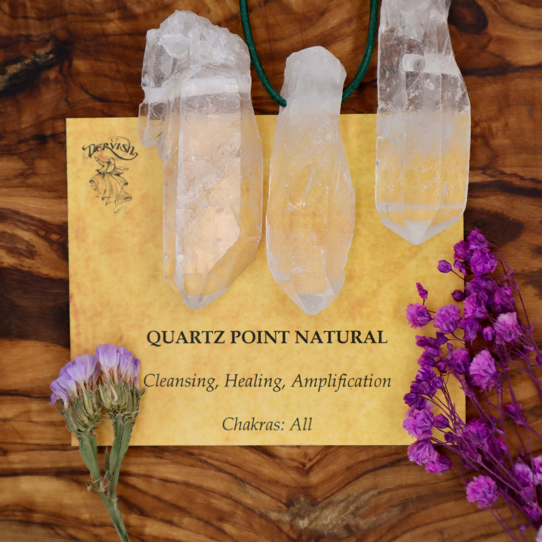 Quartz Point Natural Pendant