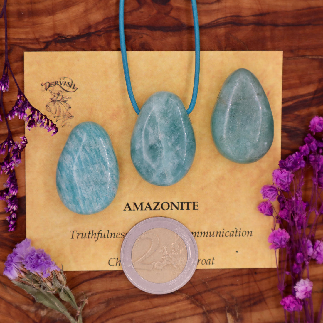Amazonite Tumblestone Pendant