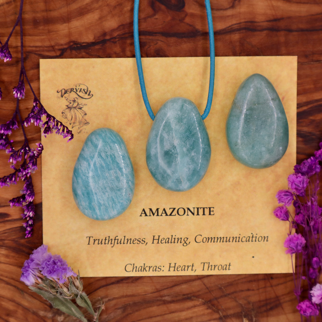 Amazonite Tumblestone Pendant