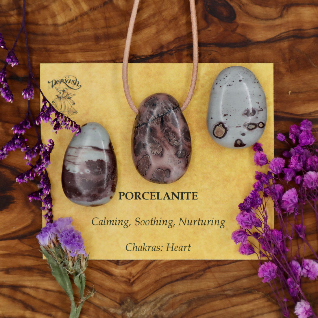 Porcelanite Tumblestone Pendant