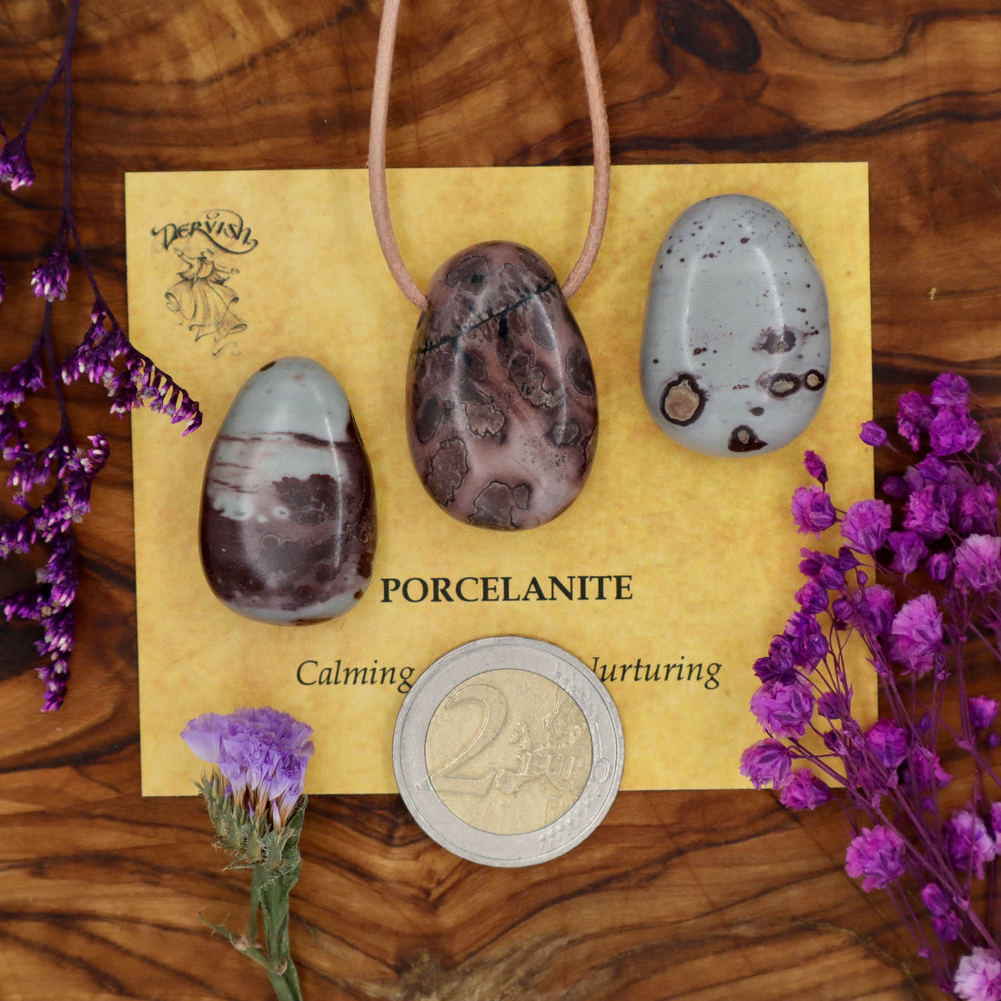 Porcelanite Tumblestone Pendant