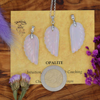 Opalite Angel Wing Pendant