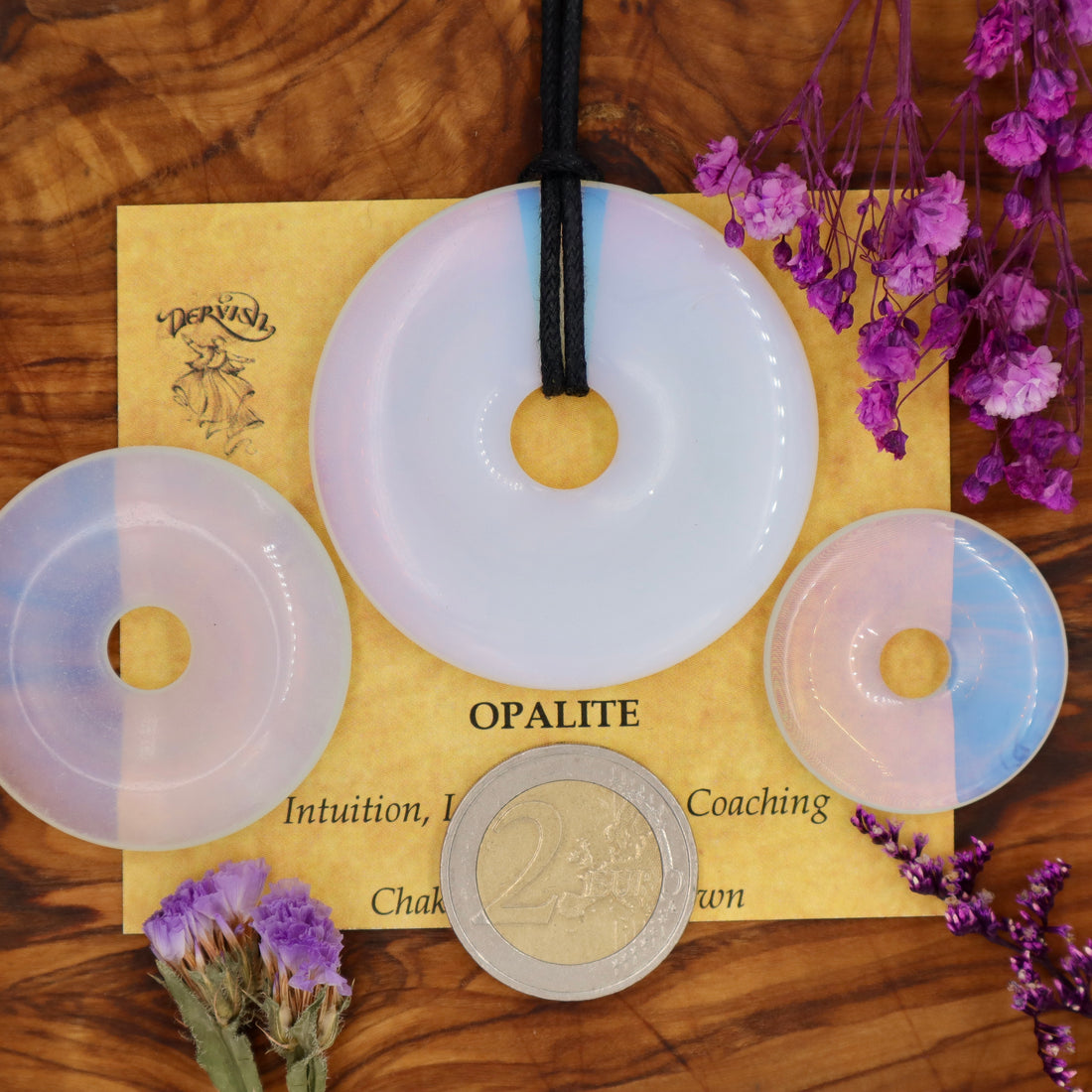 Opalite Donut Pendant (30mm, 40mm, 50mm)