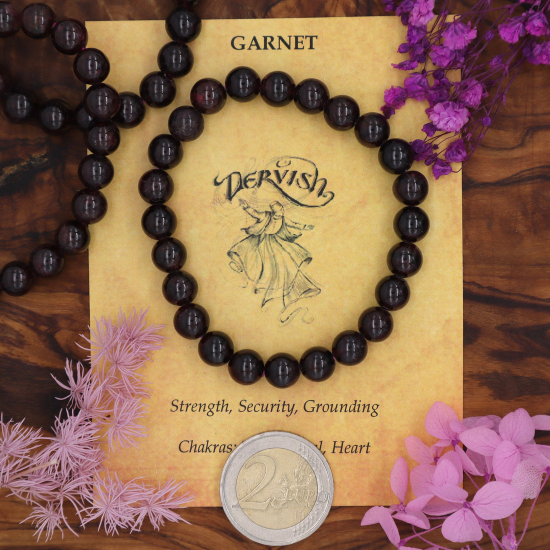 Garnet, Red Bracelet (Free Form)