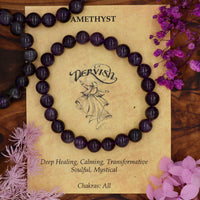Amethyst Bracelet 8mm (Sphere)