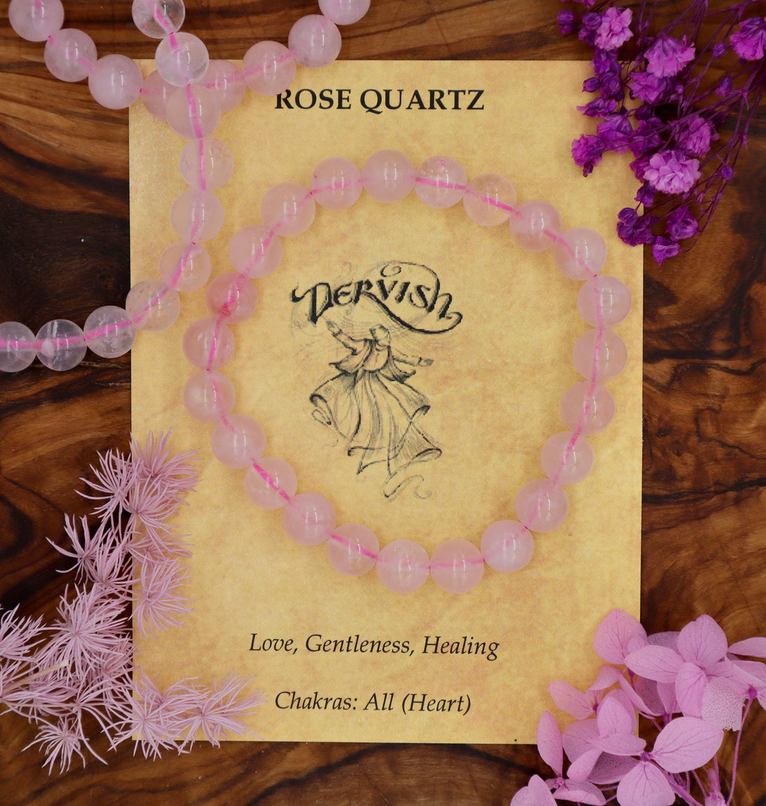 Rose Quartz Bracelet 8mm (Sphere)