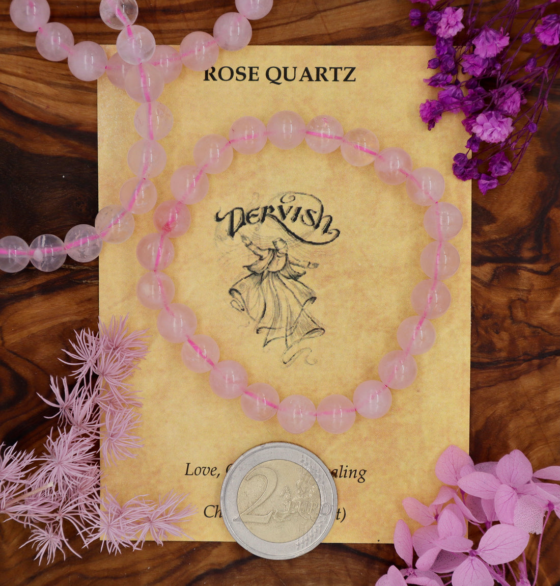 Rose Quartz Bracelet 8mm (Sphere)