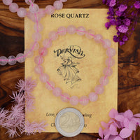Rose Quartz Bracelet 8mm (Sphere)