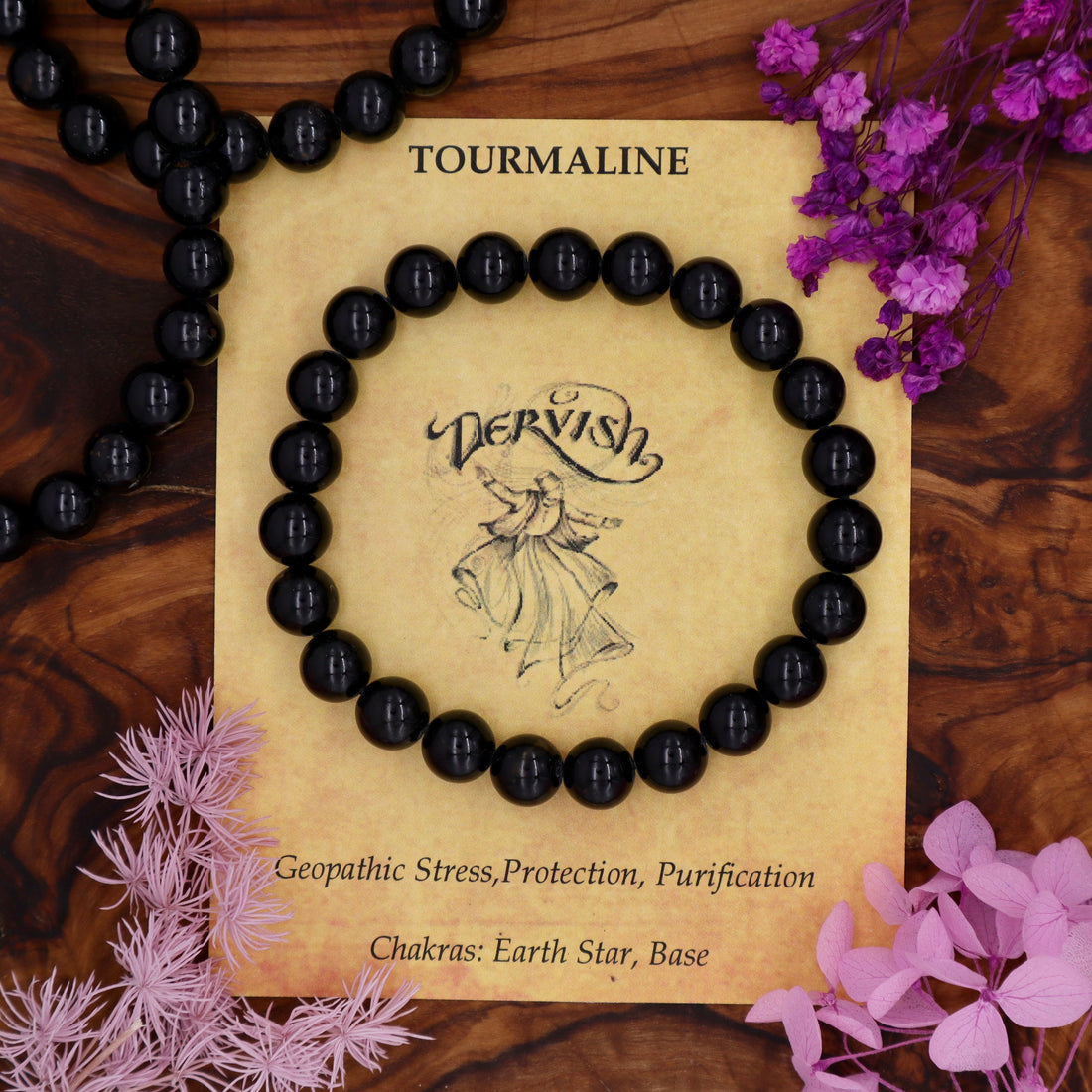 Tourmaline Bracelet 8mm (Sphere)