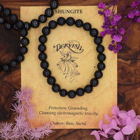 Shungite Bracelet 8mm (Sphere)