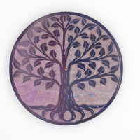 Soapstone Multi Coloured Incense Plate Tree of Life