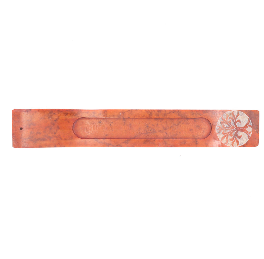 Coloured Soapstone Incense Strip with Etchings