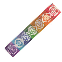 Multi Coloured Soapstone Incense Burner Strip with 7 Chakras