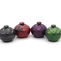 Coloured Soapstone Pot Pourri - Jali (Set of 4)