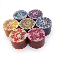 Coloured Soapstone Box Chakra