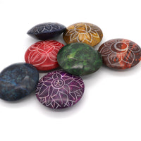 Multi Coloured Incense Pebble Chakra