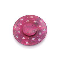 Pink Coloured Soapstone Incense Plate