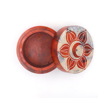 Coloured Soapstone Box Chakra
