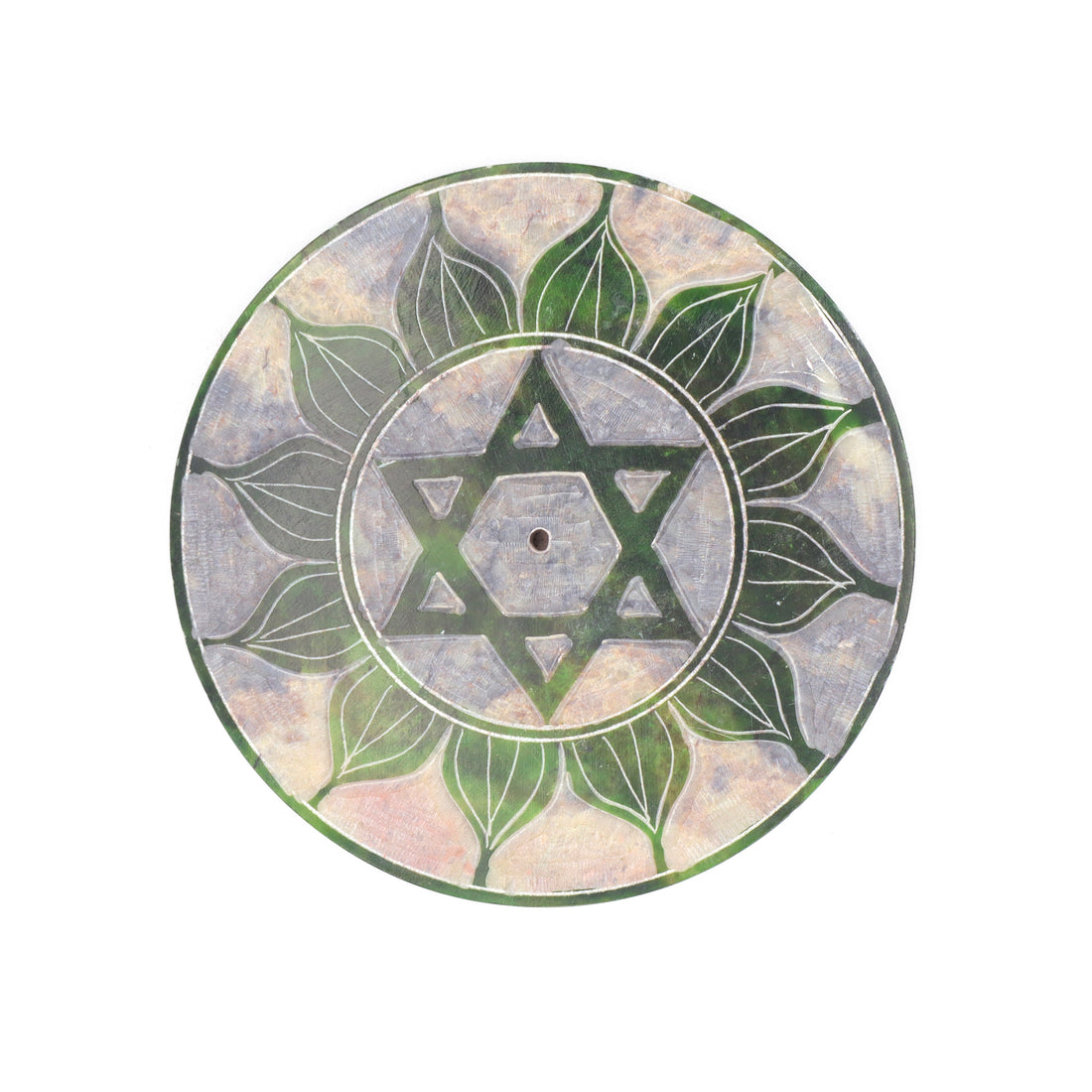 Multi Coloured Incense Plate Chakra