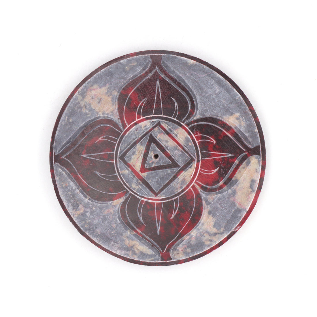 Multi Coloured Incense Plate Chakra