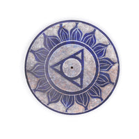 Multi Coloured Incense Plate Chakra