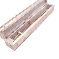 Multi Coloured Soapstone Incense Burner Box Etching 7 Chakras