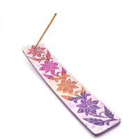 Multi Coloured Incense Strip Bowed Fine Carved