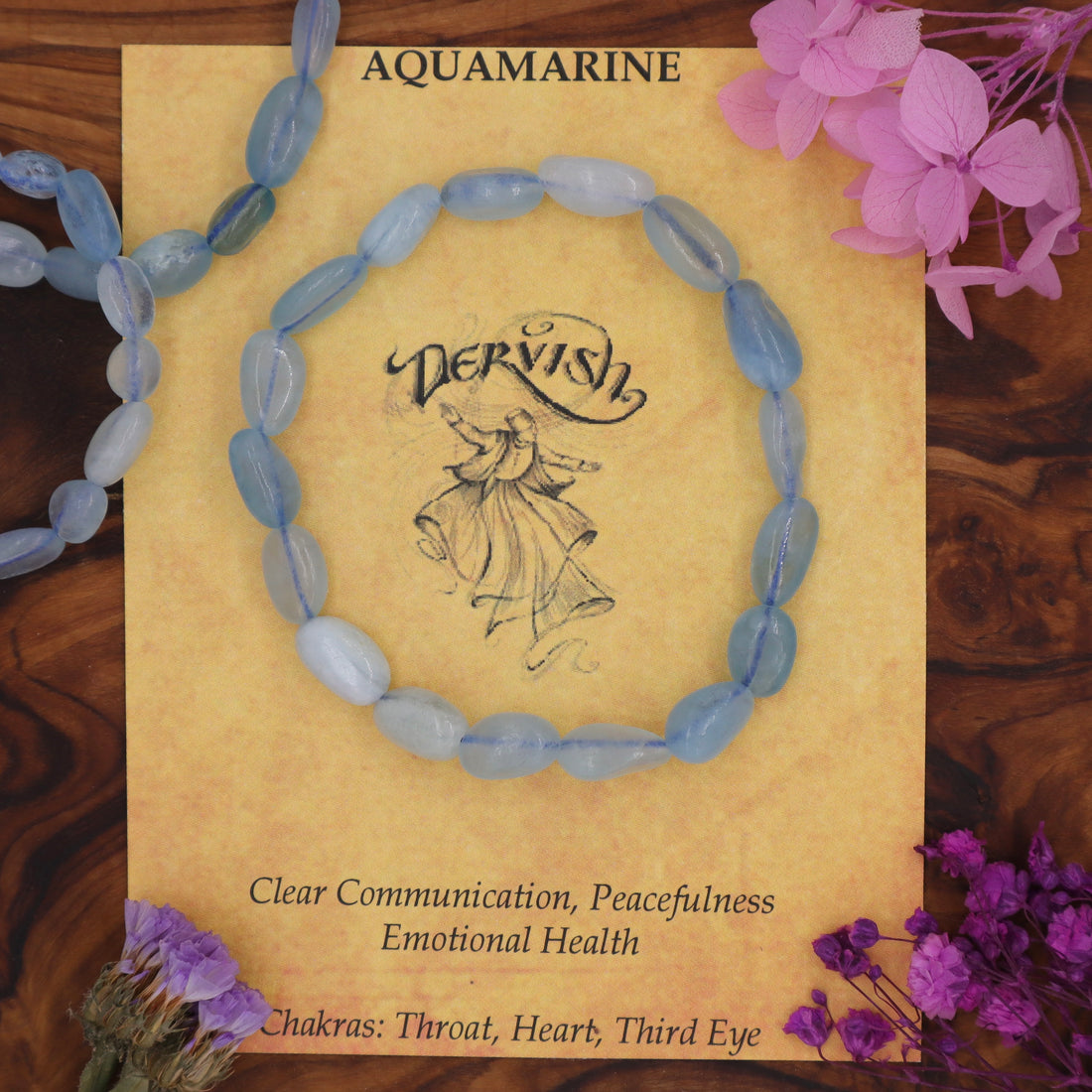 Aquamarine Bracelet (Free Form)