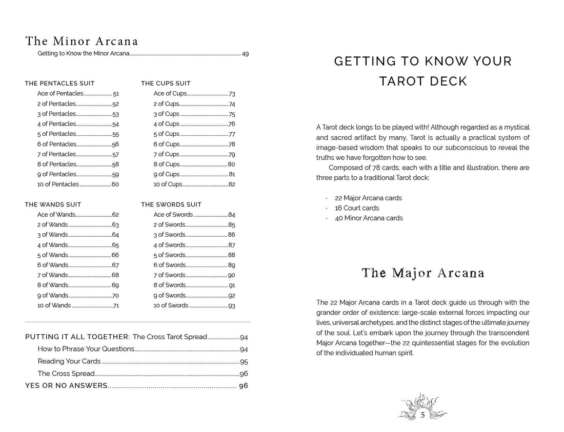 Intuitive Wisdom: Color-Your-Deck Tarot Cards