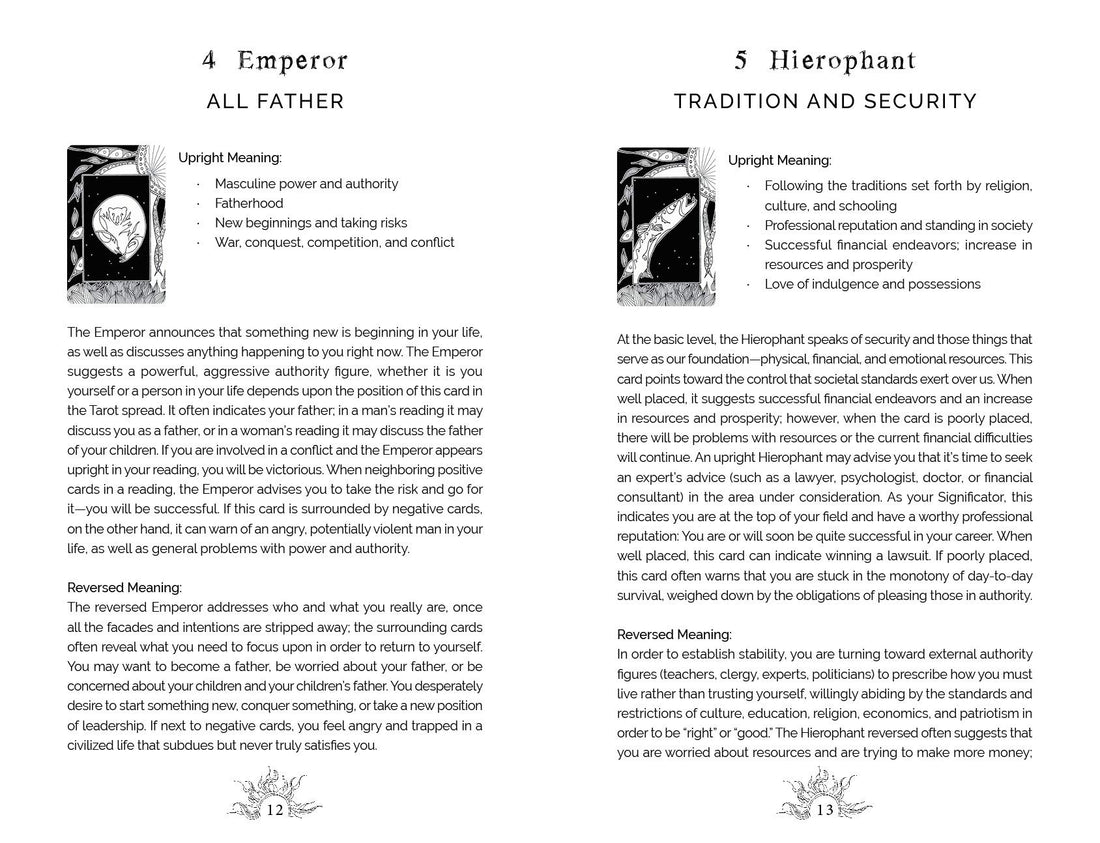 Intuitive Wisdom: Color-Your-Deck Tarot Cards
