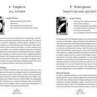 Intuitive Wisdom: Color-Your-Deck Tarot Cards