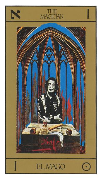 Salvador Dali Deluxe Tarot: Gilded Deck and Book Set
