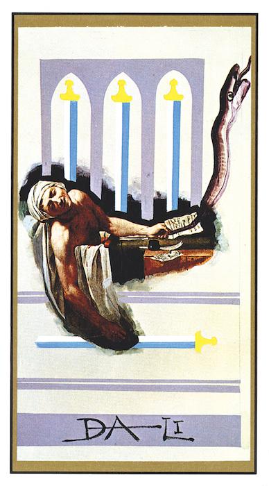 Salvador Dali Deluxe Tarot: Gilded Deck and Book Set