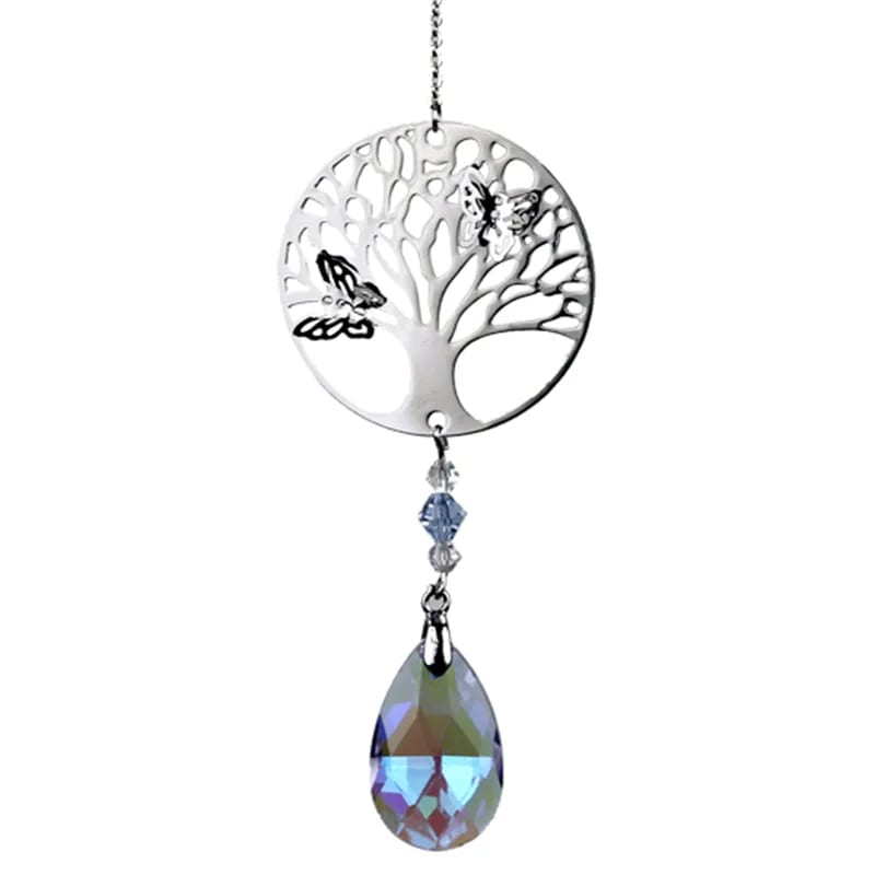 Tree of Life with Crystal Rainbow Drop