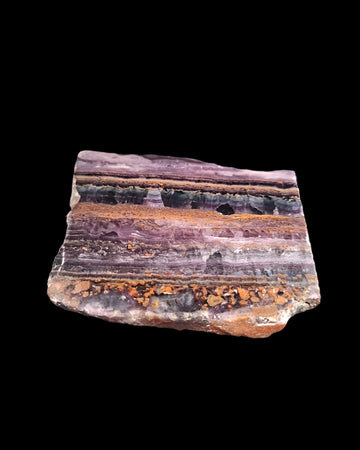 Rainbow Fluorite Slice