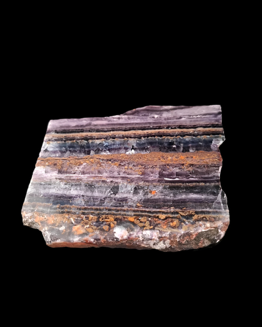 Rainbow Fluorite Slice