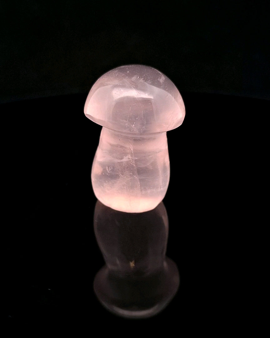 Rose Quartz Mushroom - One Piece