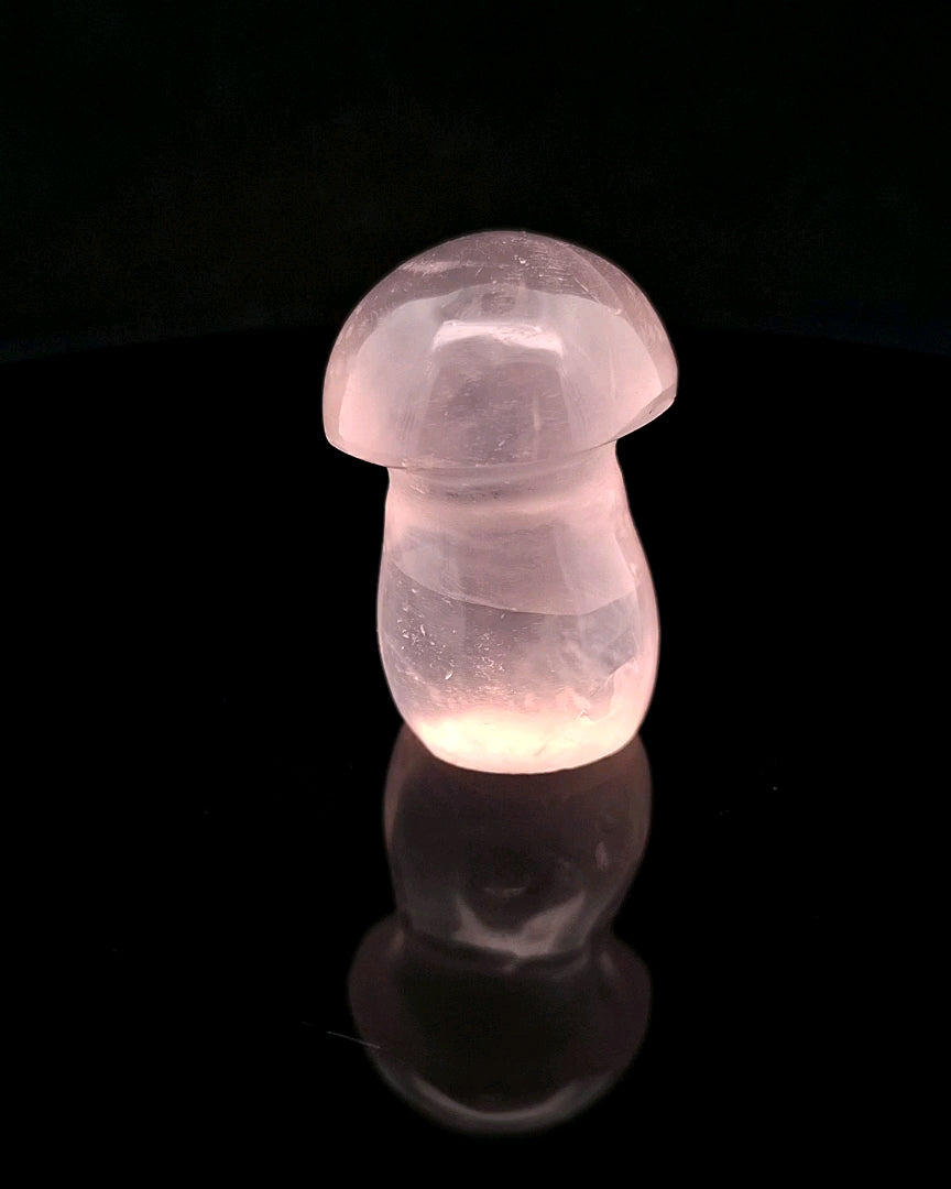 Rose Quartz Mushroom - One Piece
