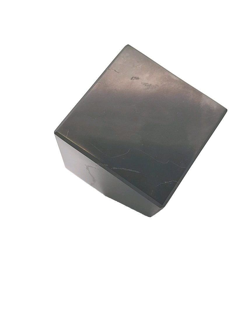 Shungite 'Optical Illusion' Cube