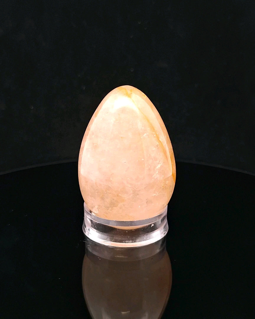 Fire Quartz (Hematite Quartz) Egg