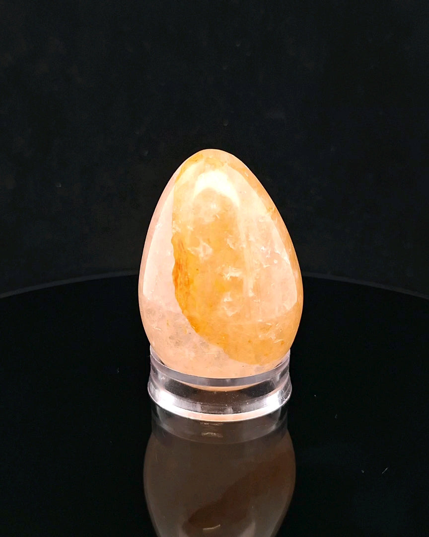 Fire Quartz (Hematite Quartz) Egg