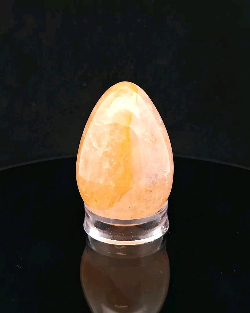 Fire Quartz (Hematite Quartz) Egg