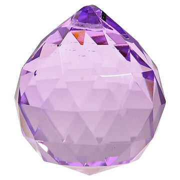 Crystal Suncatcher - Violet Sphere, AAA Quality