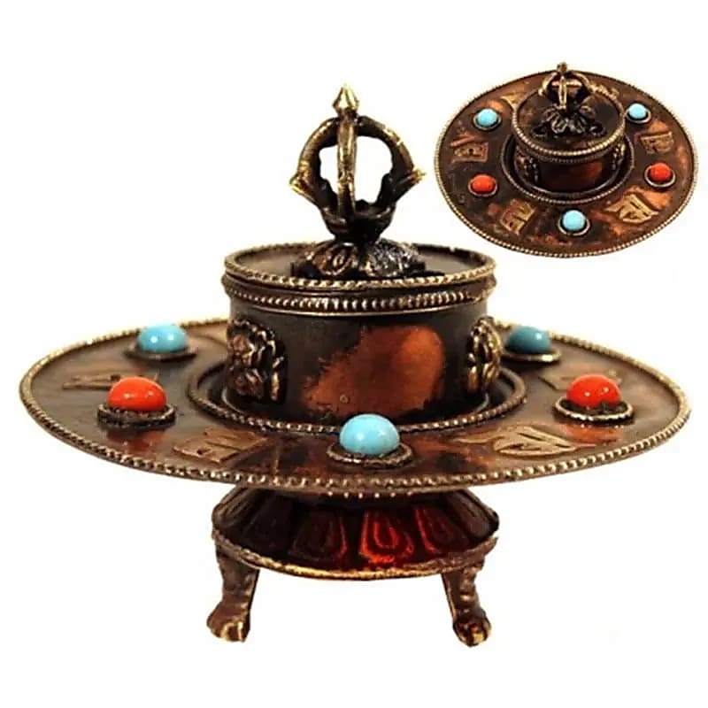 Incense Burner - Metal, Tibetan