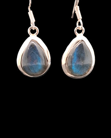 Labradorite Sterling Silver Earrings