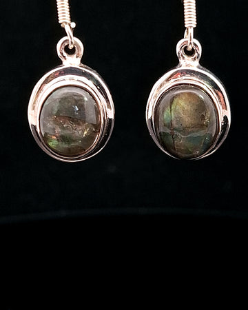 Labradorite Sterling Silver Earrings