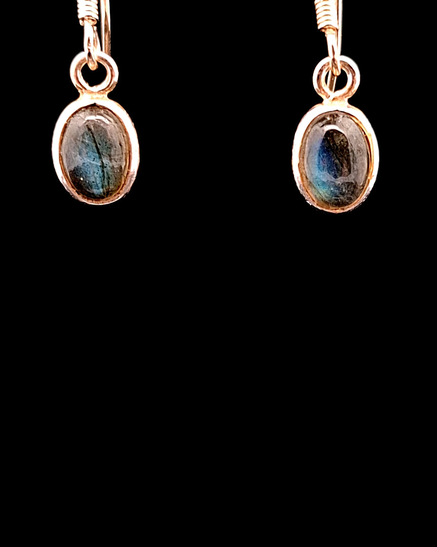 Labradorite Sterling Silver Earrings