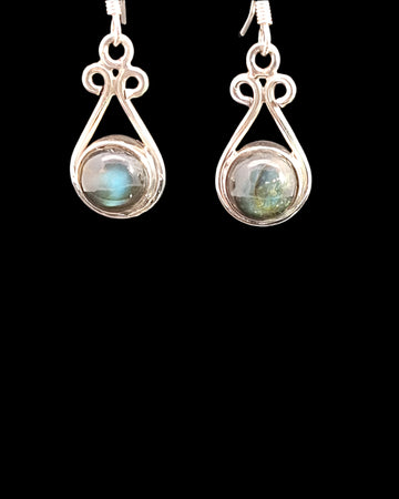 Labradorite Sterling Silver Earrings