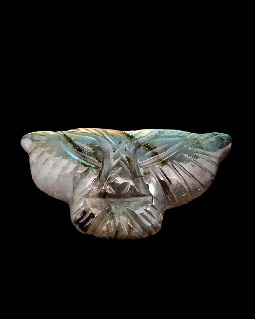 Labradorite Lion Carving